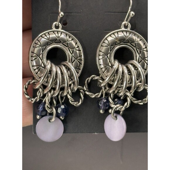 Redesigned Jewelry Vintage Beads-Dangle Earrings. Nickel Free - Picture 1 of 3